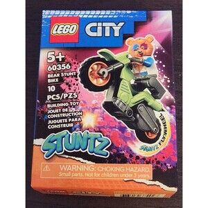 LEGO CITY: Bear Stunt Bike (60356) Ages 5+ Stuntz 10 Piece Building Toy